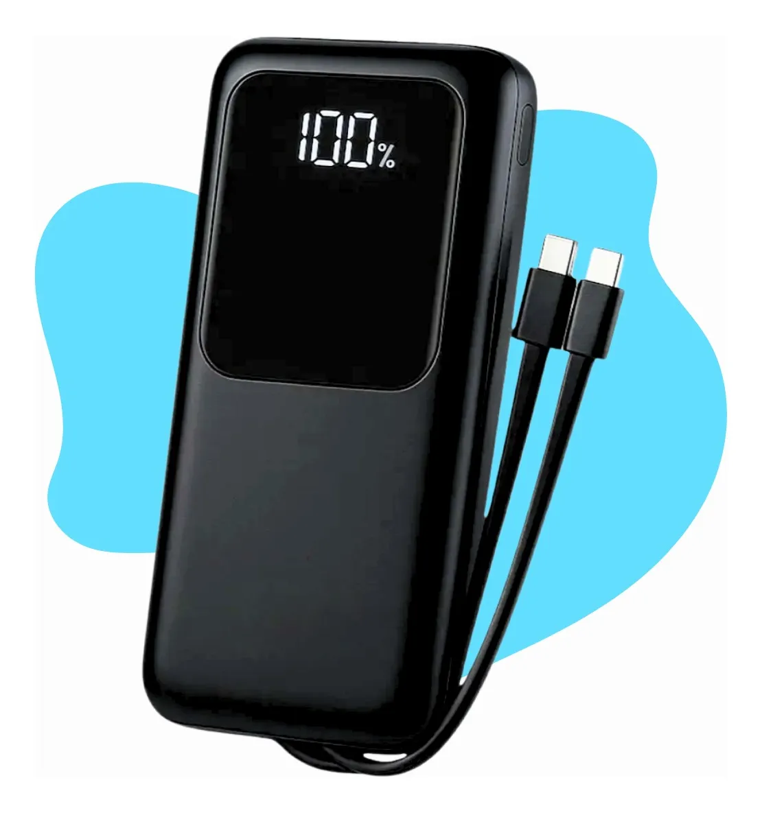 Power Bank 20000mAh para viagem e uso intenso