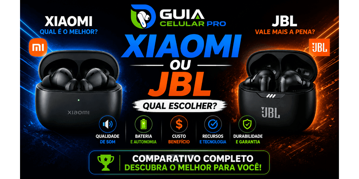Xiaomi vs JBL fone bluetooth em 2026